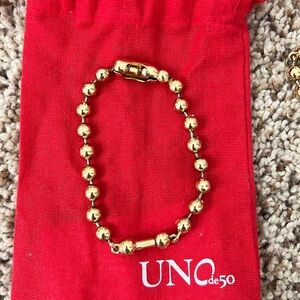 UNOde50 Gold Chain Bracelet